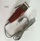 Red Pro Mens Hair Trimmer Electric Strong Power 30W Barber Shop Clippers